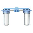 ★ポイント最大16倍★【全国配送可】-カートリッジ純水器用フィルターハウジングセット 栗田工業 型番 FR型 aso 1-3134-13 ●在庫品 納期約 3営...