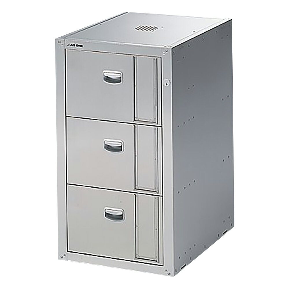 ★ポイント最大16倍★【全国配送可】-セフティキャビネット(3段引出し型) 455×600×800mm アズワン 型番 TU-3E JAN 458011023...