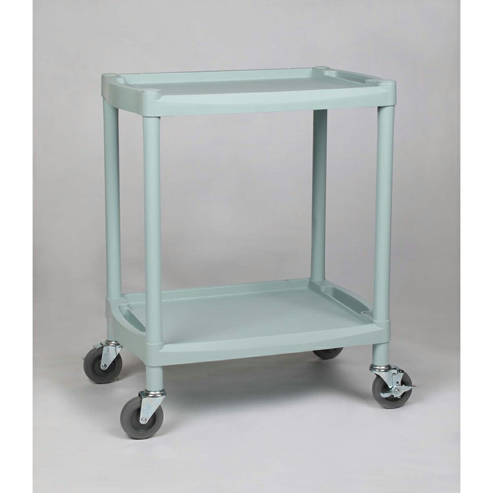 ★7/19-26 P最大27倍★【全国配送可】-プラスチックワゴン　655×455×820mm　棚2段 アズワン 型番 Y201A 　JAN 4580110249750 aso 1-8544-12 ●在庫品 納期約 3営業日-【医療・研究機器】