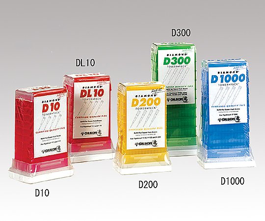 ★いまだけ！ポイント最大16倍★【全国配送可】-ダイアモンドチップ　タワーパック　D1000ST　滅菌済　100〜1000μL　96本×7箱 ギルソン 型番 F167204 aso 2-2057-10 ●在庫品 納期約 3営業日-【医療・研究機器】