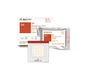 ★ポイント最大16倍★【全国配送可】-MC-Media Pad SA 黄色ブドウ球菌用 (100枚) JNC 型番 SK03B25 JAN 4560433340631 aso 2-5838-14 ●在庫品 納期約 3営業日-【医療・研究機器】