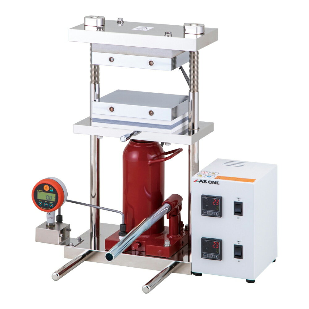 ★ポイント最大16倍★【全国配送可】-小型熱プレス機 0〜15t アズワン 型番 H300-15K 　JAN 4582619635096 aso 2-7903-16 ●在庫品 納期約 3営業日-【医療・研究機器】