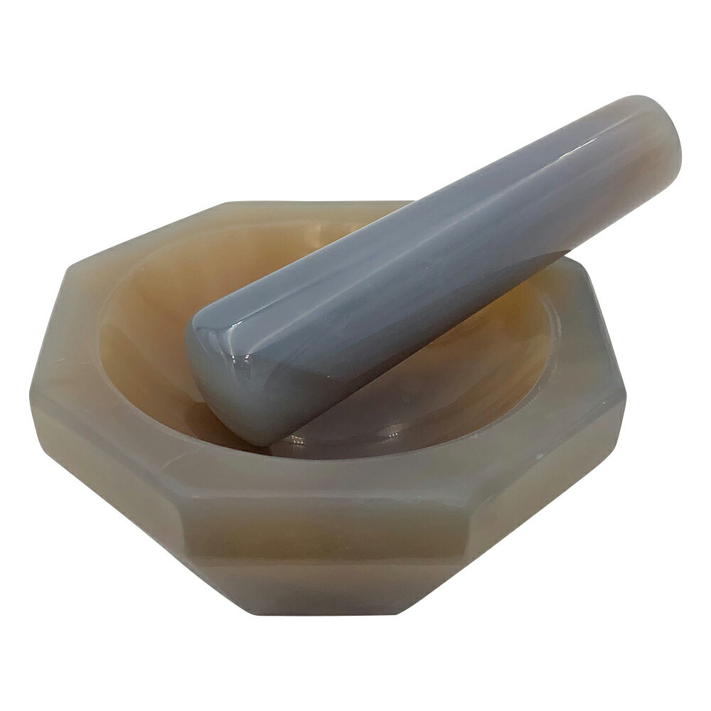 ★ポイント最大16倍★【全国配送可】-メノー乳鉢(浅型)　φ55×φ70×13mm　乳棒付き ア...