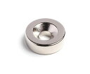 ★ポイント最大16倍★【全国配送可】-ネオジム Φ25×4-M6皿穴(N40) 10個入 二六製作所 型番 NE384 JAN 4560232710239 a...