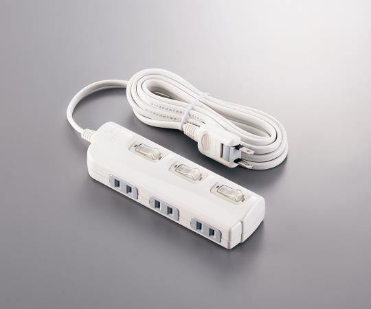 ★ポイント最大16倍★【全国配送可】-OAタップ コード5m コンセント3個口 その他 型番 SK-3S05W JAN 4562169760097 aso 3-4931-02 ●在庫品 納期約 3営業日-【医療・研究機器】