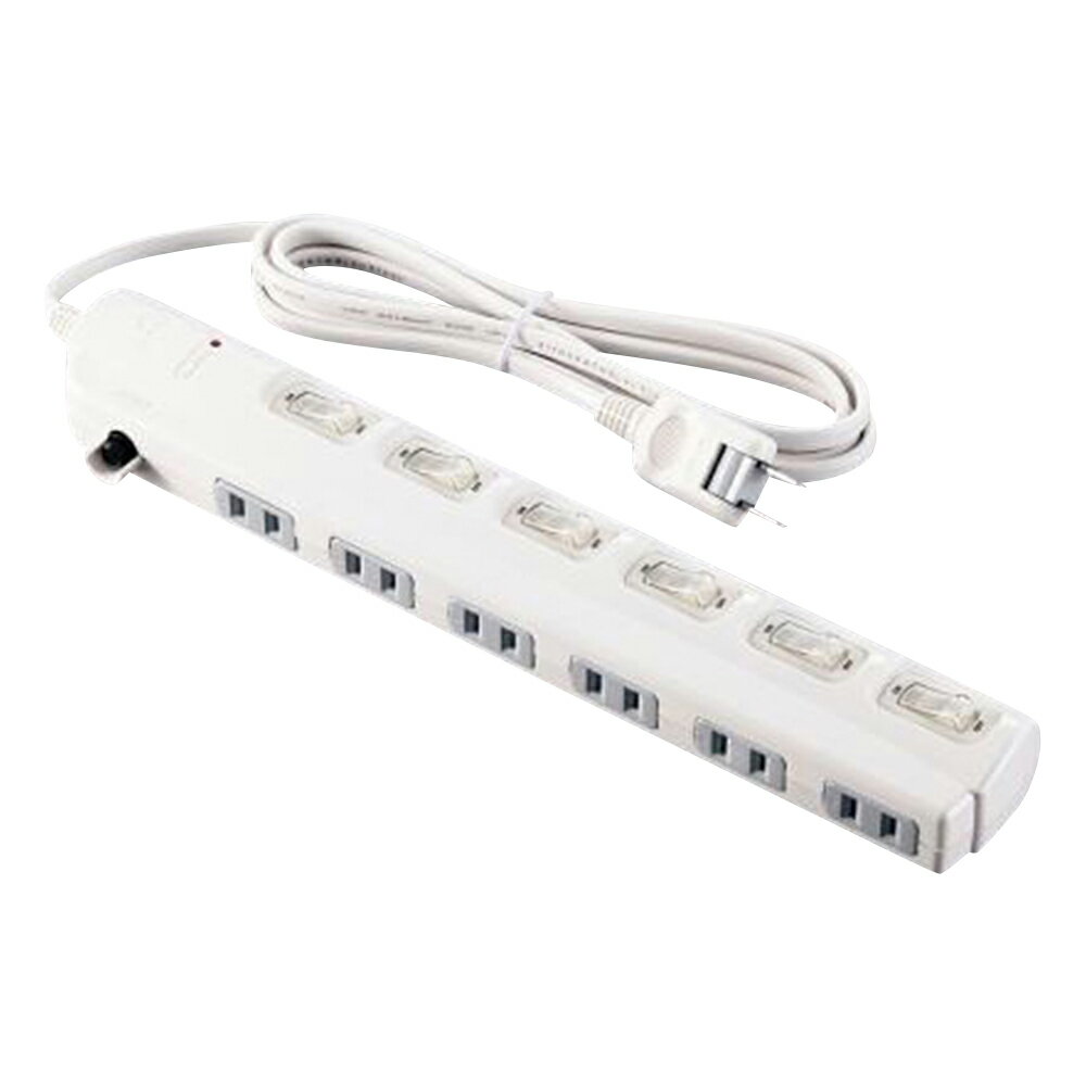 ★ポイント最大16倍★【全国配送可】-OAタップ コード2m コンセント6個口 その他 型番 SK-6S02W JAN 4562169760059 aso 3-4931-04 ●在庫品 納期約 3営業日-【医療・研究機器】
