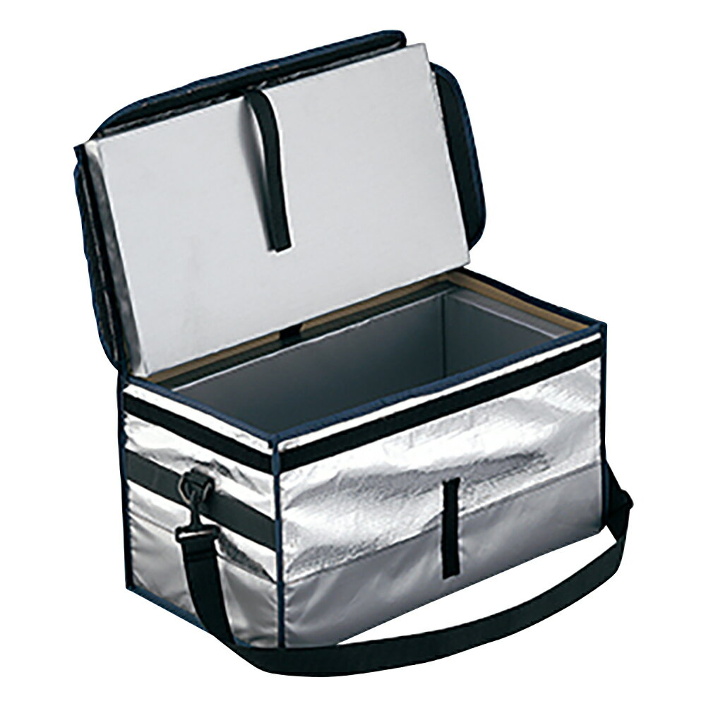 ★ポイント最大16倍★【全国配送可】-折りたたみ式クーラーボックス 真空断熱材入 20L その他 型番 - aso 3-6273-02 ●お取寄品　納期約 10営業日-【医療・研究機器】