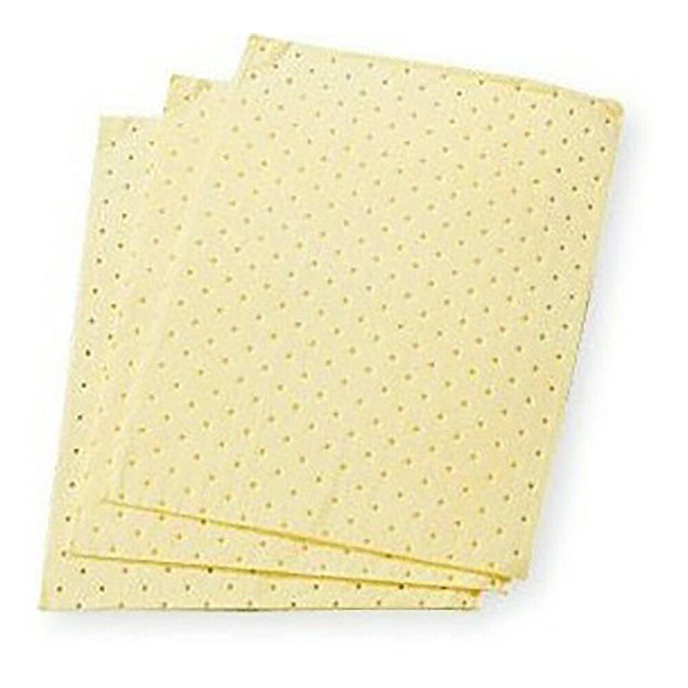 ★ポイント最大16倍★【全国配送可】-液体吸収マット（水・油・溶剤・酸・アルカリ用）1箱（100枚入） ア..