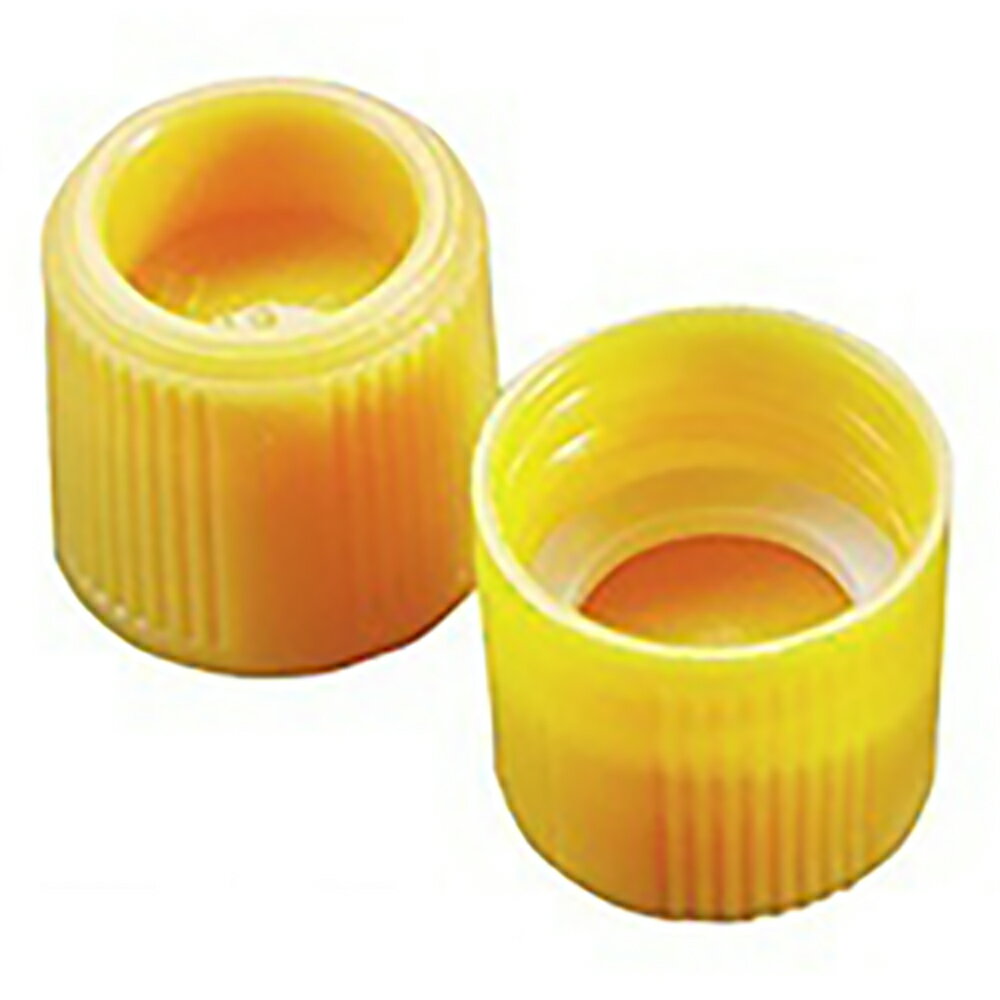 ★ポイント最大16倍★【全国配送可】-サンプルチューブ（外ネジ）用キャップ 黄 1000個入 Simport 型番 T502Y JAN 4582110965883 aso 3-7005-18 ●在庫品 納期約 3営業日-【医療・研究機器】