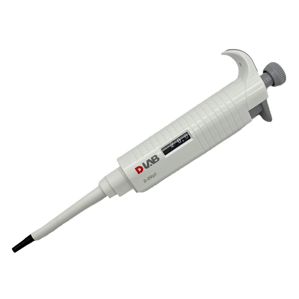 ★ポイント最大16倍★【全国配送可】-マイクロペット シングルチャンネル・容量可変タイプ DLAB 型番 2-20μL 　JAN 4582110957710 aso 3-7026-03 ●在庫品 納期約 3営業日-【医療・研究機器】