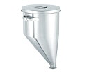 ★ポイント最大16倍★【全国配送可】-偏心ホッパー型容器 25L 日東金属工業 型番 EHT-ST-33 JAN 4589691017260 aso 3-83...