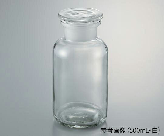 いまだけ！ポイント最大16倍-広口試薬瓶　白　500mL