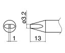 ★12/19-26 P最大26倍★【全国配送可】-ハイパワーはんだごて用こて先 白光（HAKKO） 型番 T33-D32 　JAN 4962615043048 aso 3-9235-17 ●お取寄品　納期約 24営業日-【医療・研究機器】