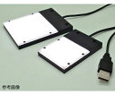 ★7/19-26 P最大27倍★【全国配送可】-USB式エッジ型LED照明 白色 オプター 型番 LME-40/40W(USB) aso 4-1786-01 ●...