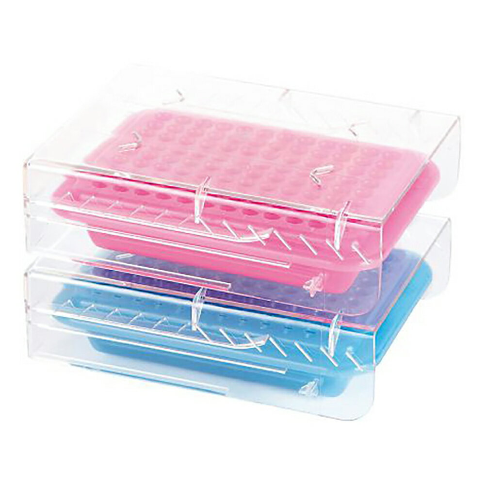 ★ポイント最大16倍★【全国配送可】-PCRクーラー（96ウェル）　ピンク/ライトブルー　2個入 HEATHROW 型番 120729 　JAN 4589638371295 aso 4-1835-03 ●在庫品 納期約 3営業日-【医療・研究機器】