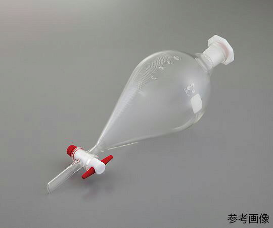 ★ポイント最大16倍★【全国配送可】-目盛付分液ロート（丸型）　1000mL その他 型番 04006170 　JAN 4589638367403 aso 4-2066-05 ●在庫品 納期約 3営業日-【医療・研究機器】