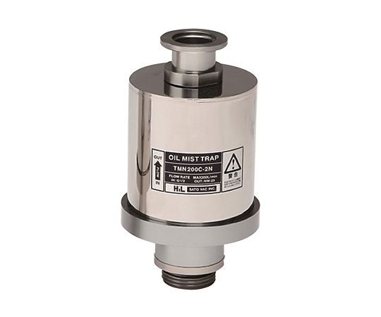 ★ポイント最大16倍★【全国配送可】-ベルト駆動型油回転真空ポンプ　オイルミストトラップ　インライン型 佐藤真空 型番 TMN200C-2N aso 4-2194-12 ●お取寄品　納期約 17営業日-【医療・研究機器】