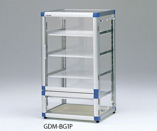 ★ポイント最大16倍★【全国配送可】-ガス置換デシケーター（マグネットパッキン扉仕様）　強化プラスチ..