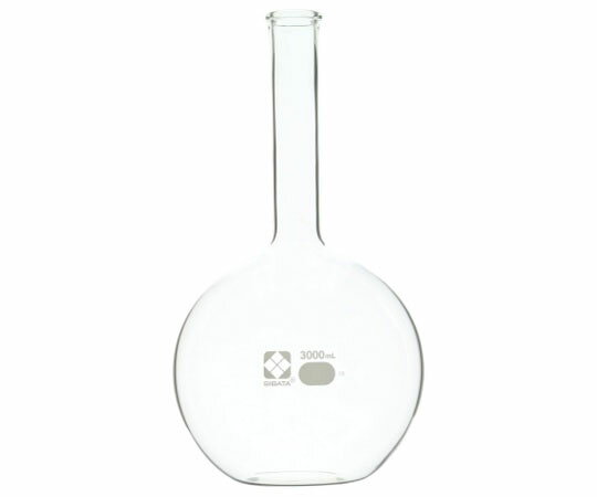 ★3/21-27 P最大27倍★【全国配送可】-平底フラスコ　3000mL 柴田科学 型番 010510-3000 　JAN 4589988665457 aso 4-2827-05 ●お取寄品　納期約 8営業日-【医療・研究機器】