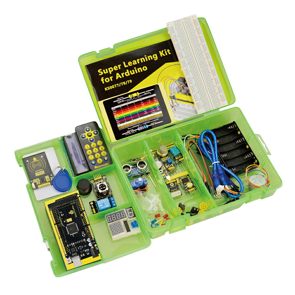 ★ポイント最大16倍★【全国配送可】-MEGA 2560 R3 スターターキット（Arduino用） Keyestudio 型番 KS00..