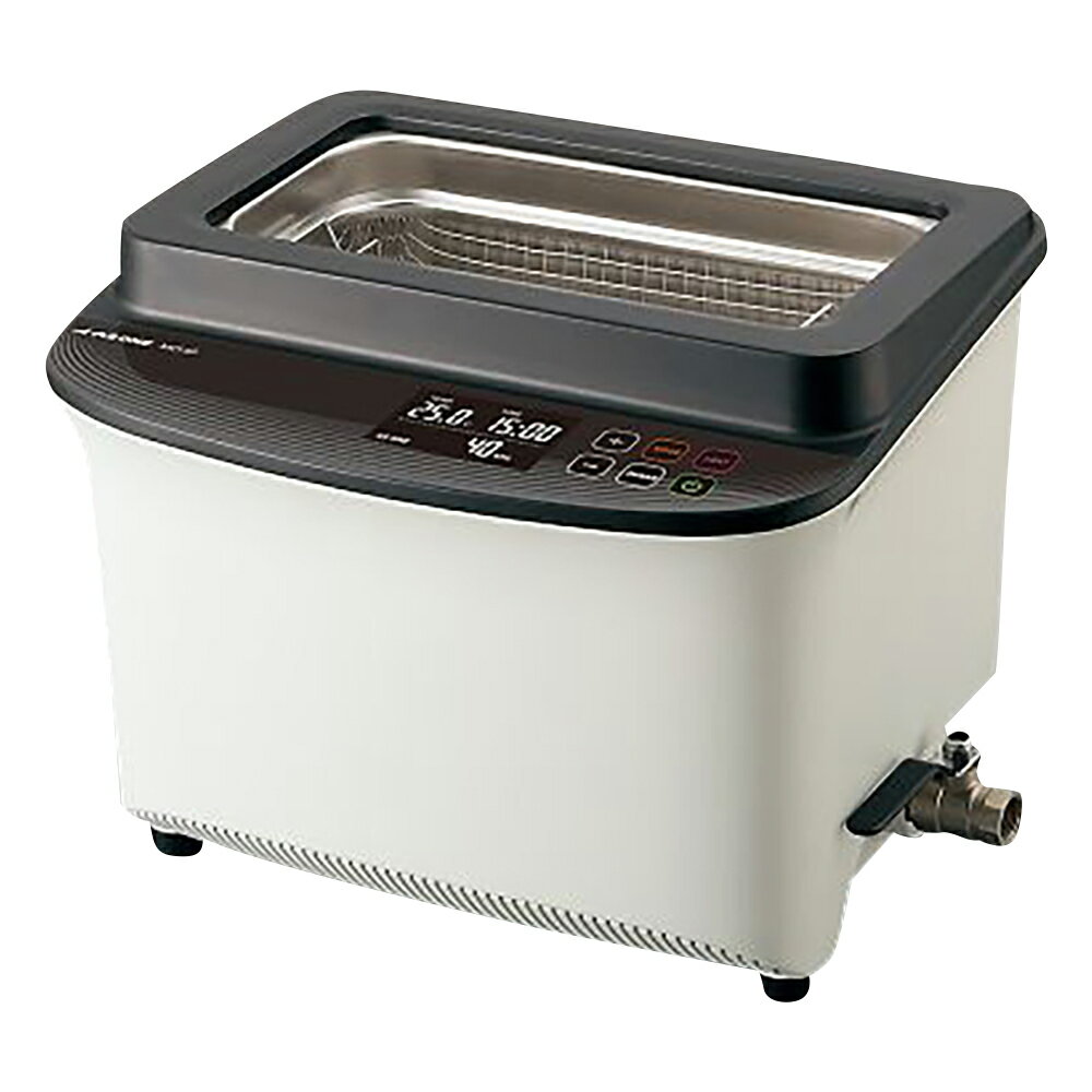 ★ポイント最大16倍★【全国配送可】-超音波洗浄器（二周波・樹脂筐体タイプ） アズワン 型番 MCD-6P 　J..