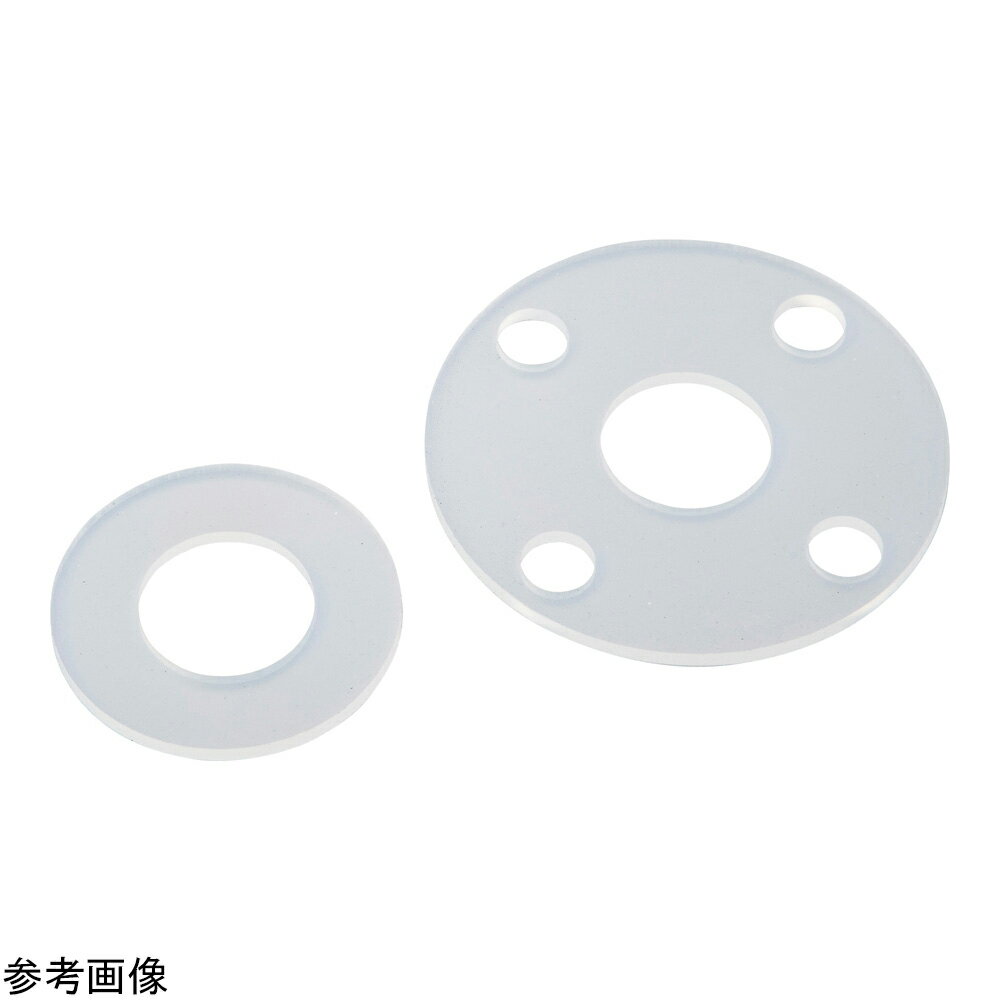 ★ポイント最大16倍★【全国配送可】-フランジ用ゴムパッキン（JIS5K全面フランジ）Si50（シリコンゴム50..