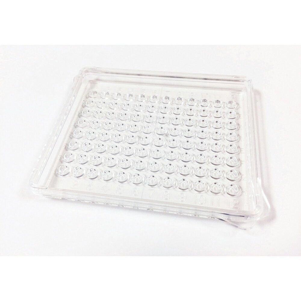 ★ポイント最大16倍★【全国配送可】-96穴ミニプレート・丸底（テラサキ型）・カバーセット 未滅菌 15枚×9袋入 ステム 型番 P96R37N aso 4-4685-01 ●お取寄品 納期約 7営業日-【医療・研究機器】