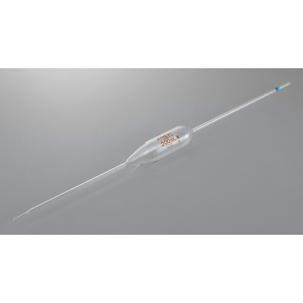 ★ポイント最大16倍★【全国配送可】-PYREX(R) JIS ホールピペット 200mL その他 型番 7100JIS-200 aso 4-850-25 ●お取寄品　納期約 6営業日-【医療・研究機器】