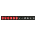 ★ポイント最大16倍★【全国配送可】-ルーム・インジケーター (可逆性) 90mm×10mm 1ケース(10枚入) ミクロン 型番 12LR JAN 4573...