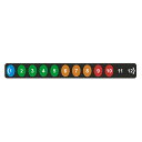 ★ポイント最大16倍★【全国配送可】-フリッジ・インジケーター (可逆性) 90mm×10mm 1ケース(10枚入) ミクロン 型番 12LF JAN 457...