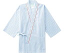 ★ポイント最大16倍★【全国配送可】-患者衣(上衣・男女兼用) ブルー×ネイビー 3L サンアロー 型番 285-98 3L JAN 456221293556...