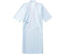★ポイント最大16倍★【全国配送可】-患者衣ガウン(男女兼用) ブルー×ネイビー 3L サンアロー 型番 289-98 3L JAN 456221293630...