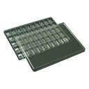 ★9/4-11 P最大27倍★【全国配送可】-サンプル保管トレー 5枚入 210×297×20mm 5×10マス その他 型番 T-011-50S aso 61...