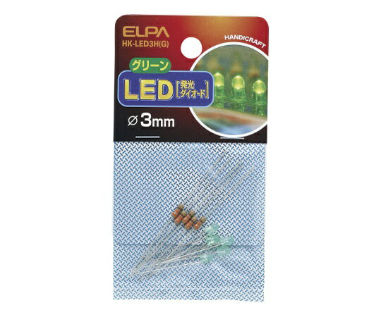 6/22-27 P27ܡġ-LED 3mm  ELPA  HK-LED3H(G) JAN 49010871280...