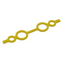 ★ポイント最大16倍★【全国配送可】-シリコンカラーバンド(メガネバンド) 大 φ8×φ15 イエロー 1袋(10個入) その他 型番 - aso 6-368-03 ●在庫品 納期約 3営業日-【医療・研究機器】