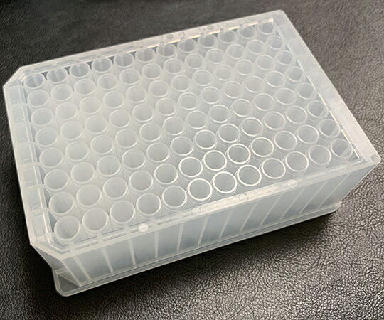 ★ポイント最大16倍★【全国配送可】-96穴ディーププレート　丸穴・丸底　（完全独立型タイプ）　無滅菌　8個包装　32個/箱 ステム 型番 P96DR5N aso 64-8874-44 ●お取寄品　納期約 7営業日-【医療・研究機器】