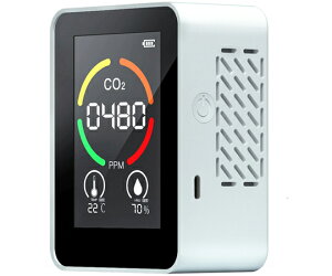 ★ポイント最大16倍★【全国配送可】-CO2濃度測定機エアモニター ホワイト Gemini Group 型番 AIRMONITOR-WH JAN 4580104454771 aso 64-9356-81 ●在庫品 納期約 3営業日-【医療・研究機器】
