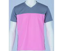 ★7/19-26 P最大27倍★【全国配送可】-入浴介護Tシャツ (男女兼用) ピンク M フットマーク 型番 403340-03 JAN 4549707050865 aso 7-3098-01 ●在庫品 納期約 6営業日-【医療・研究機器】(4)