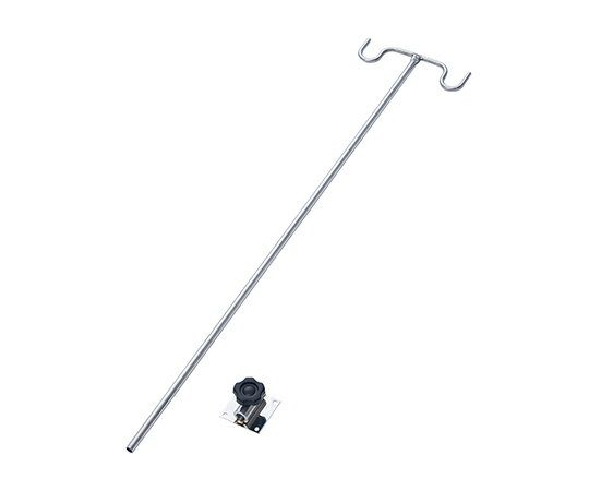 ★2/4-10 P最大27倍★【全国配送可】-救急カート用 イルリガードルセット（2本フック） ナビス（アズワン） 型番 - aso 7-4513-01 ●在庫品 納期約 3営業日-【医療・研究機器】