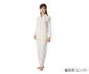 ★7/19-26 P最大27倍★【全国配送可】-楽らくパジャマ柄タイプ(スムース) 婦人用 ピンク L 神戸生絲 型番 No905 JAN 4971751416302 aso 7-5511-03 ●お取寄品 納期約 9営業日-【医療・研究機器】