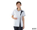 ★ポイント最大16倍★【全国配送可】-レディスジップスクラブ ホワイト×ダークネイビー 4L ZiPSCRUB(フォーク) 型番 7052SC JAN 458...