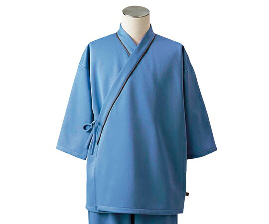 ★ポイント最大16倍★【全国配送可】-検診衣（男女兼用）　ブルー　M 住商モンブラン 型番 79-503 　JAN ..