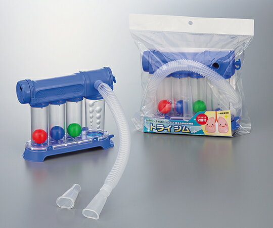 ★ポイント最大16倍★【全国配送可】-ナビス　洗える呼吸訓練器　トライジム　得々パック　24個入 ナビス（アズワン） 型番 KM-802 aso 7-7758-51 ●在庫品 納期約 3営業日-【医療・研究機器】