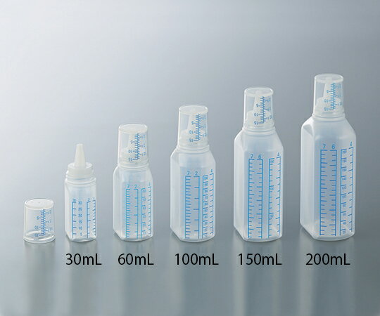 ★ポイント最大16倍★【全国配送可】-SKカップ付ボトル（青目盛付き・電子線滅菌済） 60mL 1箱（200本入） シンリョウ 型番 317020 aso 7-8265-02 ●在庫品 納期約 3営業日-【医療・研究機器】