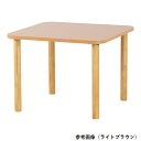 ★ポイント最大16倍★【全国配送可】-メラミンテーブル ブラウン 正方形 2人掛け A脚(木製脚・継脚) グローリープラン 型番 TM4-K9090 BR as...