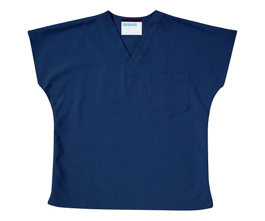 ★ポイント最大16倍★【全国配送可】-手術衣（男女兼用スクラブ）　ネイビー　LL KAZEN 型番 136-98 LL ..