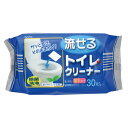 ★7/19-26 P最大27倍★【全国配送可】-流せるトイレクリーナー(厚手タイプ) 1袋(30枚入) 協和紙工 型番 15-054 JAN 49697571...