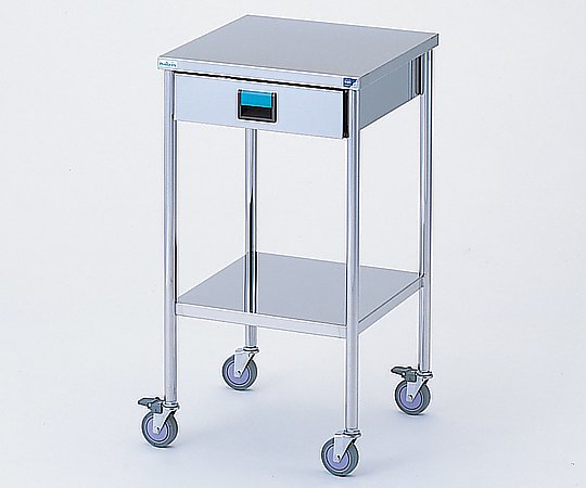 ★ポイント最大16倍★【全国配送可】-スクエアワゴン 引出し付き 435×435×800mm ナビス（アズワン） 型番 SQ-A 　JAN 4562108476621 aso 8-8654-01 ●在庫品 納期約 3営業日-【医療・研究機器】