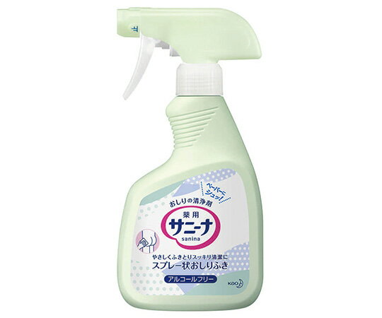 ★ポイント最大16倍★【全国配送可】-サニーナ(R)薬用スプレー状おしりふき 400mL 業務用 花
