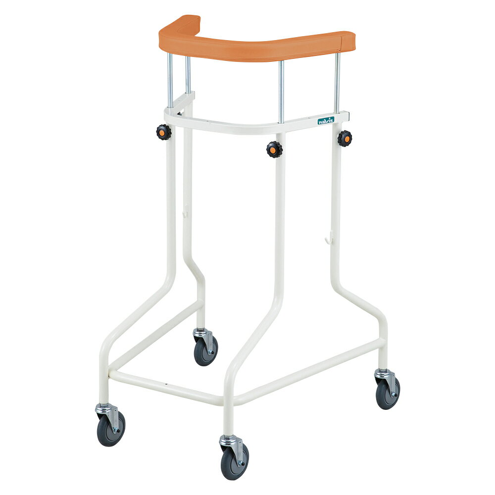 ★ポイント最大16倍★【全国配送可】-らくらくあるくん（ネスティング歩行器・トール）オレンジ ナビス（アズワン） 型番 Rkun-TOR 　JAN 4582619699487 aso 9-1332-01 ●在庫品 納期約 3営業日-【医療・研究機器】